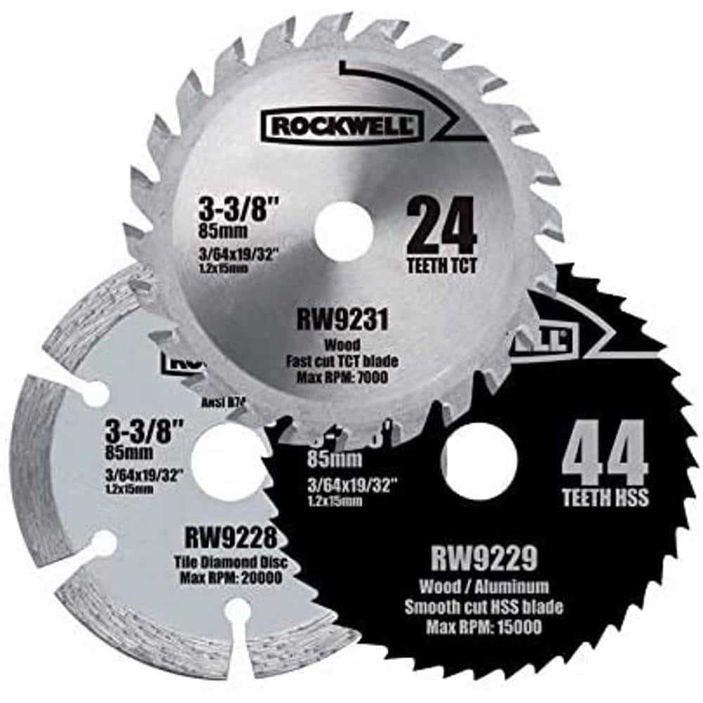 Rockwell Rw9232k 3-Piece Versacut Circular Saw Blade Set - Image 5