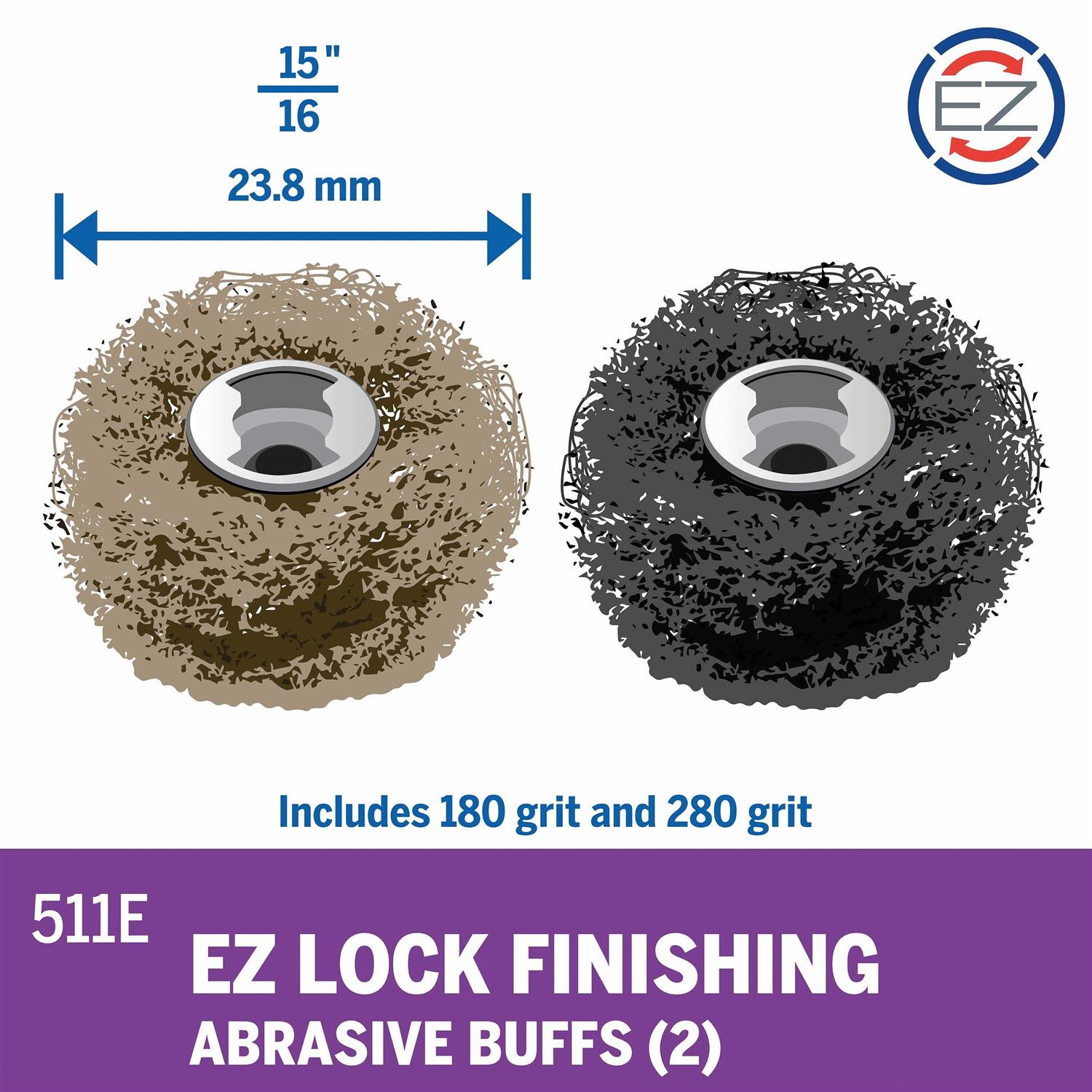 Dremel EZ Lock Finishing Abrasive Buffs 511E - Image 5