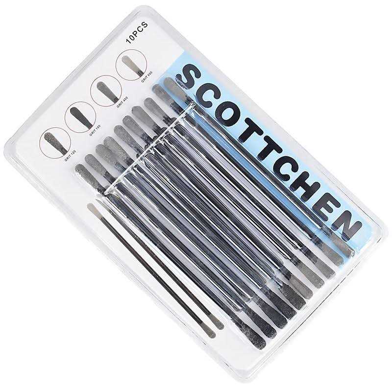 SCOTTCHEN Sanding Sticks Matchsticks Fine Detailing Sanding Grits 120/180 and 400/800-10 Pack - Image 5