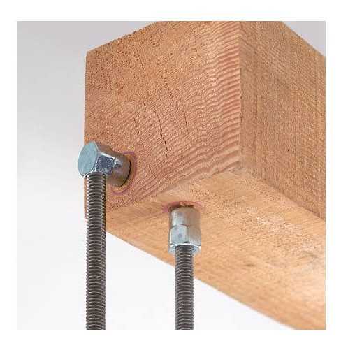 DeWalt Hangermate Vertical Rod Hanging Anchor-Wood 3/8 in Dia - Image 3