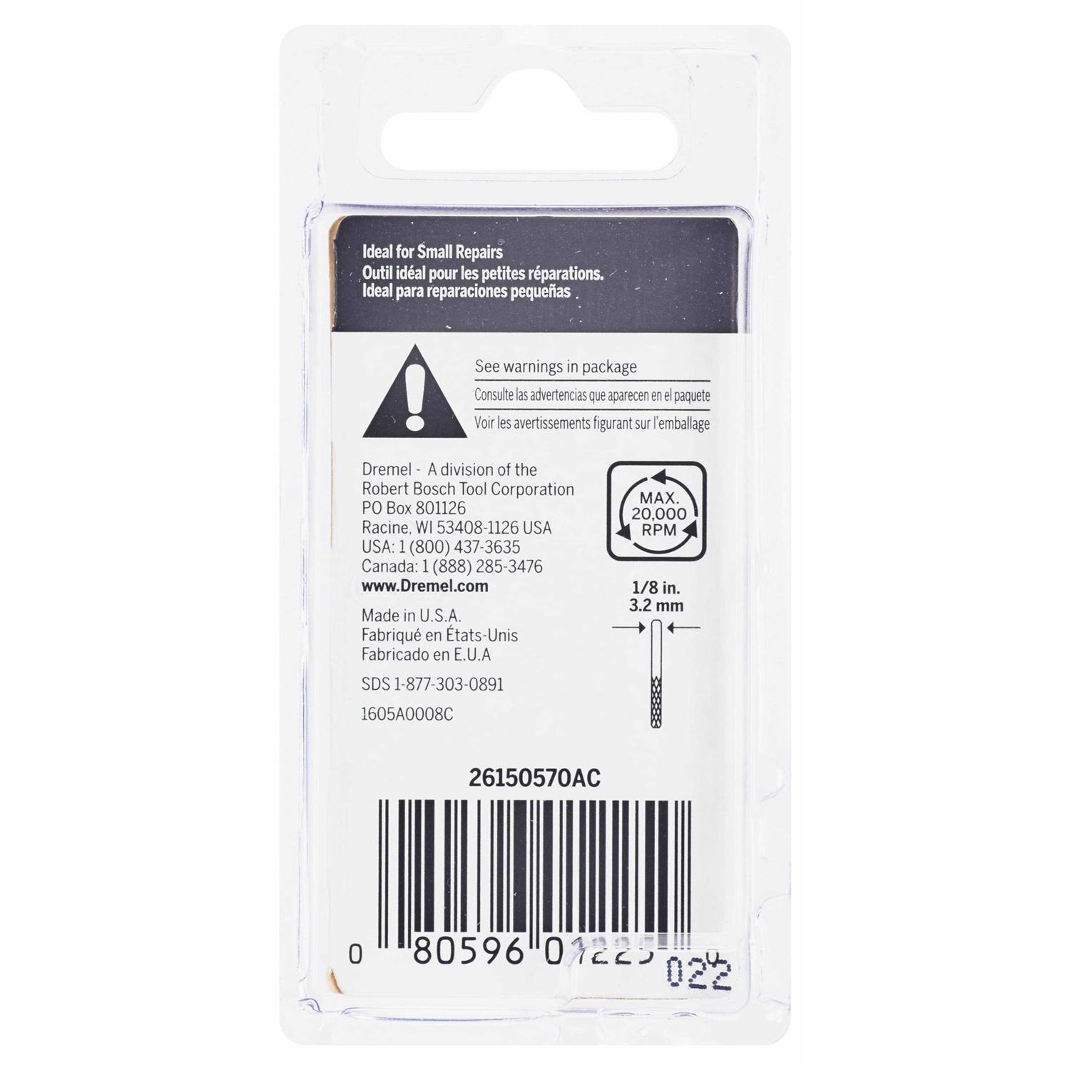 Dremel 1/8 in. Grout Removal Bit 570 - Image 3