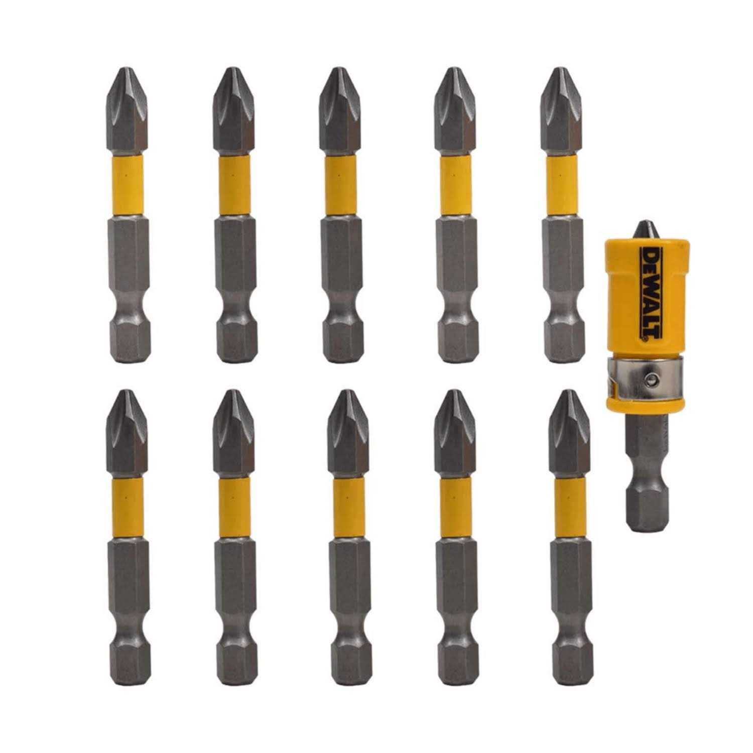 DeWalt Max Fit Phillips #2 X 2 in. L Power Bit and Sleeve Set S2 Tool Steel 12 pc - Image 4