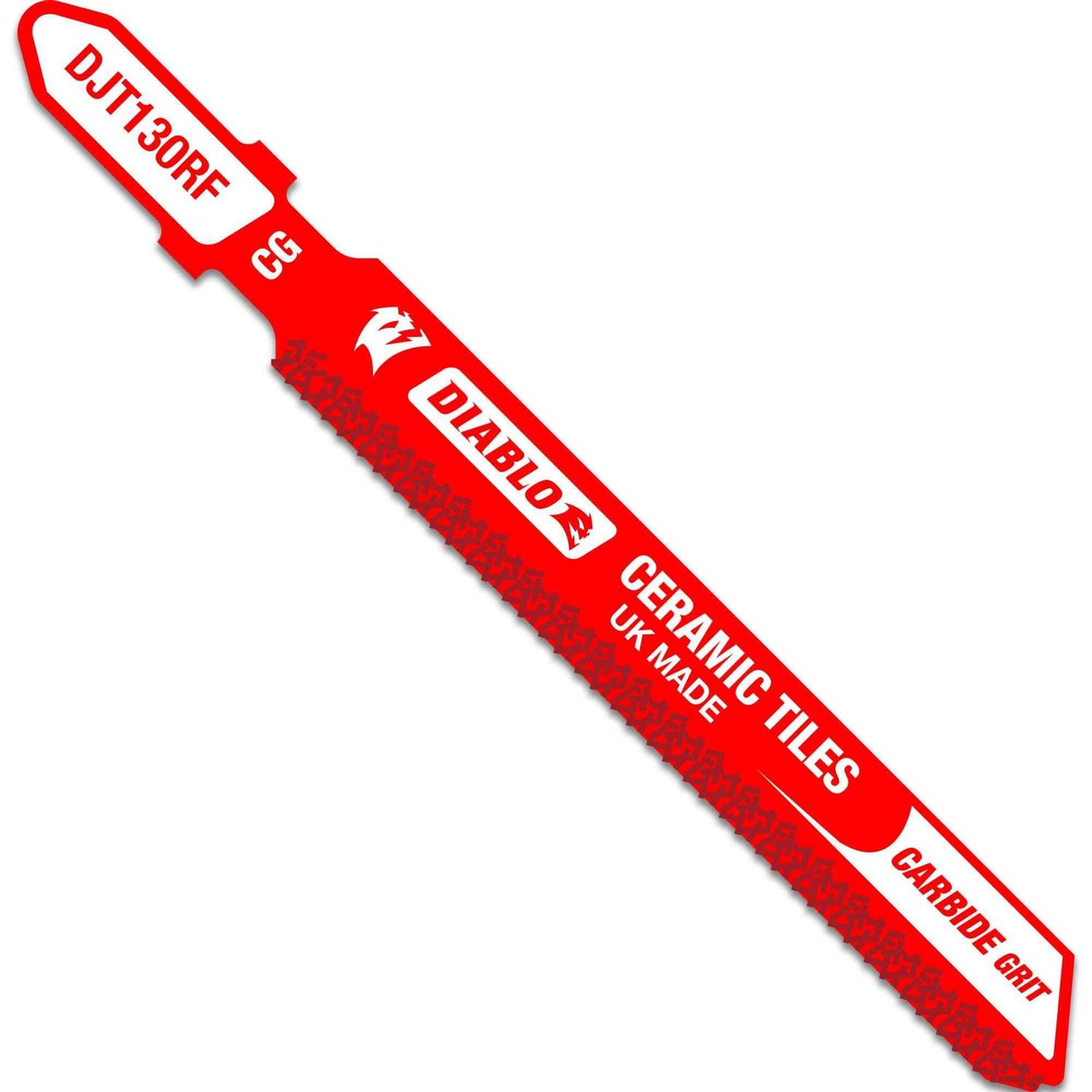 Diablo 3-1/4 in. Carbide Grit T-Shank Ceramic Tile & Glass Jig Saw Blade DJT130RF