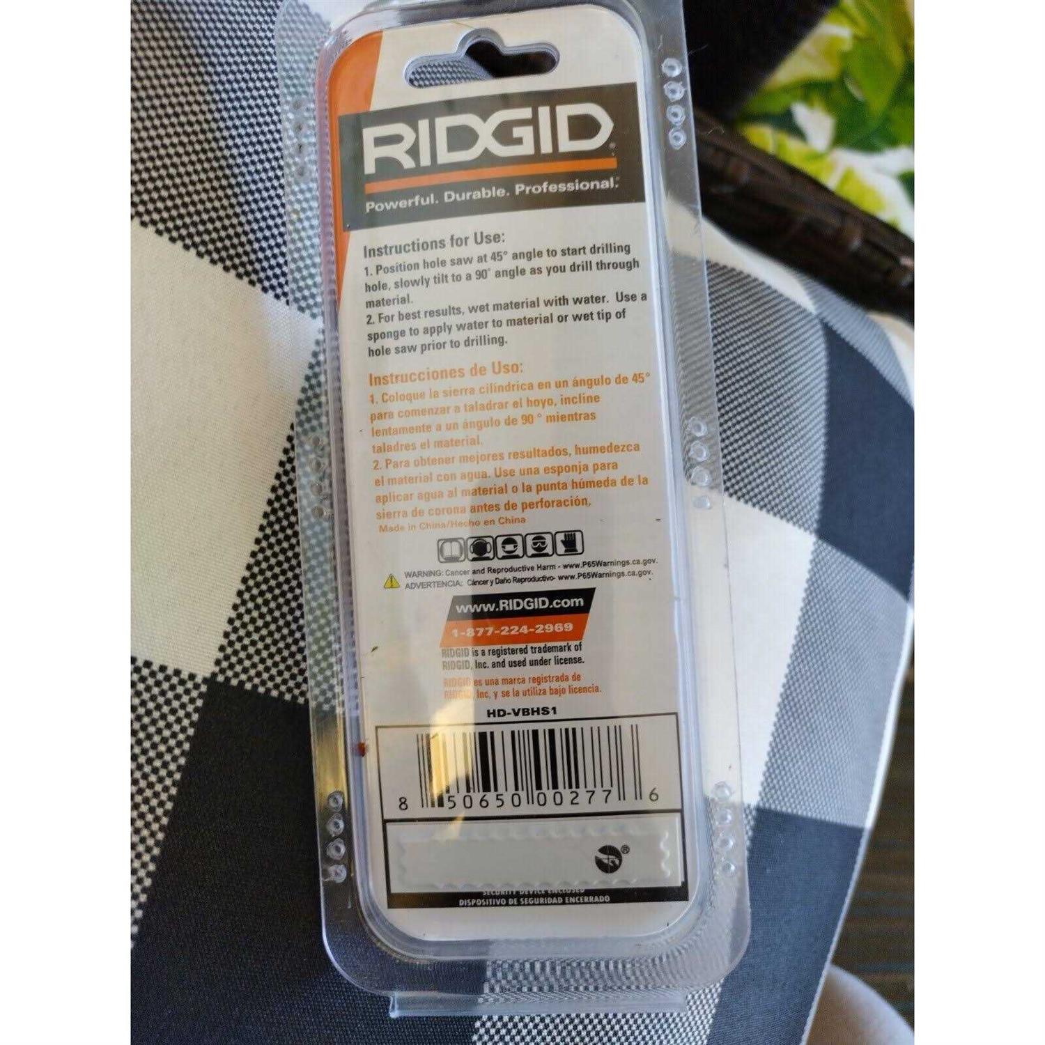 RIDGID 1 in. Diamond Hole Saw - Image 2