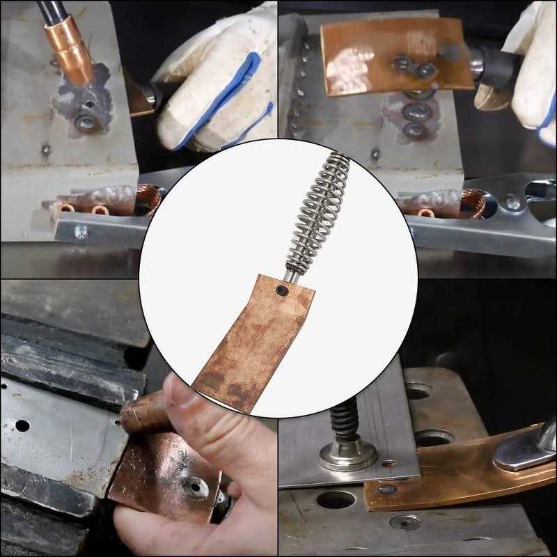 Scottchen Pro Welding Spoon Copper Welders Helper 3 Plate Set Flat curved angle Paddle Backer at MechanicSurplus.com - Image 5