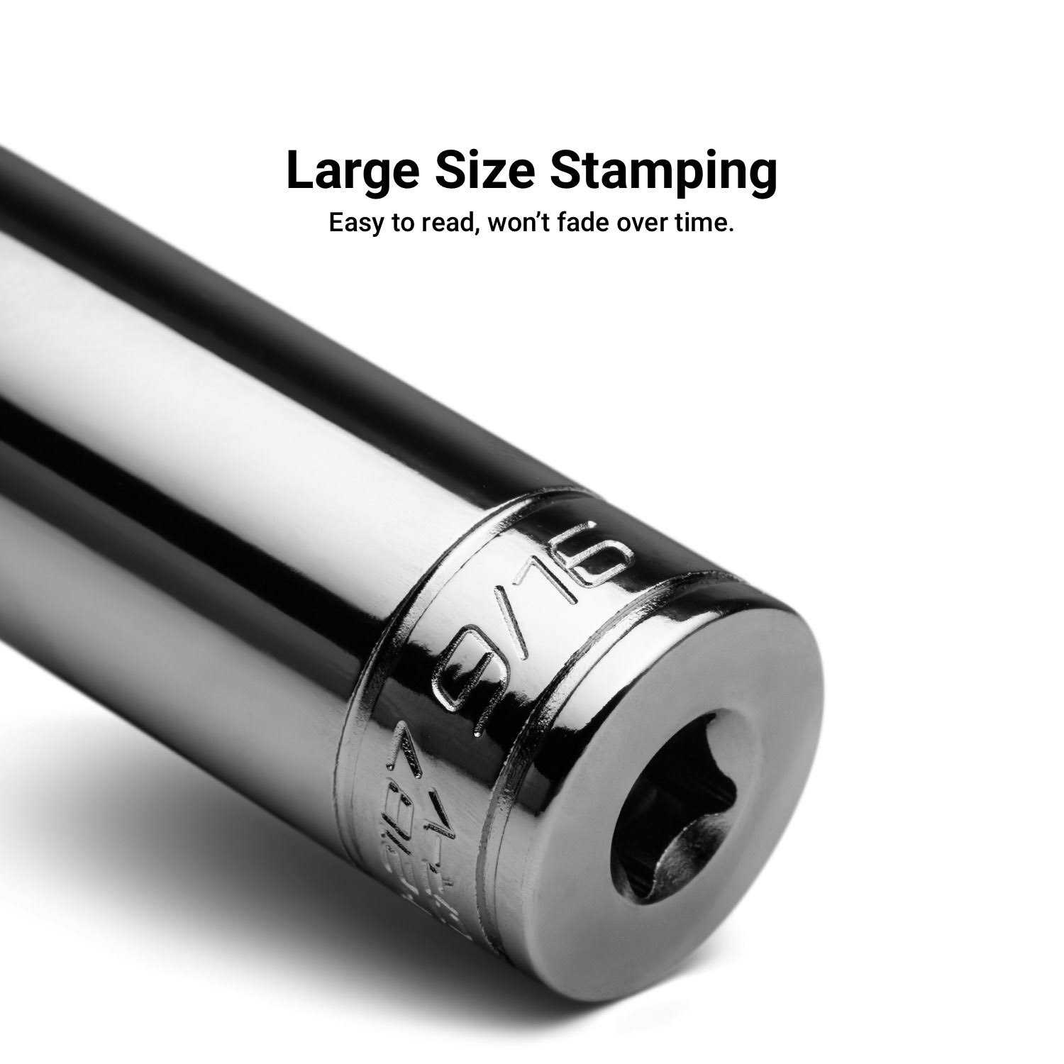 Capri Tools 1/4 in. Drive 12-Point Shallow and Deep Socket Set - Image 3