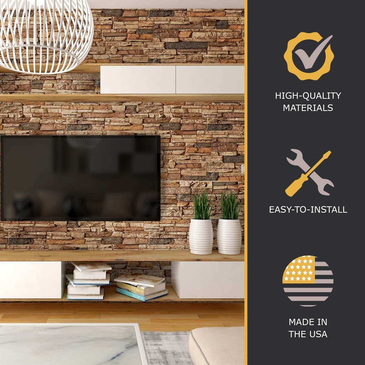 AZ Faux High-Density Polyurethane Faux Stone Wall Covering Panels for Interior and Exterior Decor - Image 5