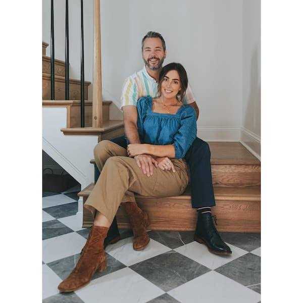 Chris Loves Julia FloorPops 12 12 Marble Bonneville Peel Stick - Image 3