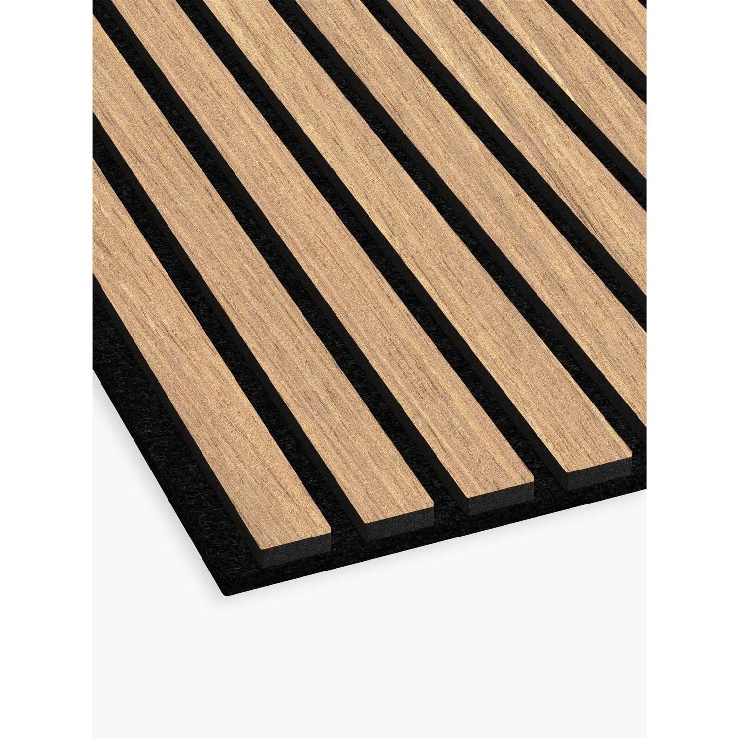 Oak Acoustic Slat Wood Wall Panel - Image 3