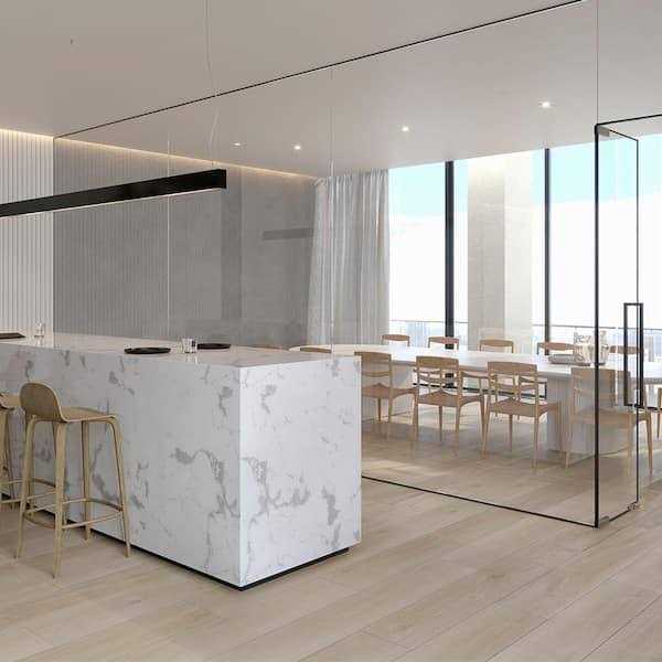 Malibu Wide Plank French Oak 20 Mil 60 in. Click Lock Waterproof Luxury Vinyl Plank Flooring - Image 3