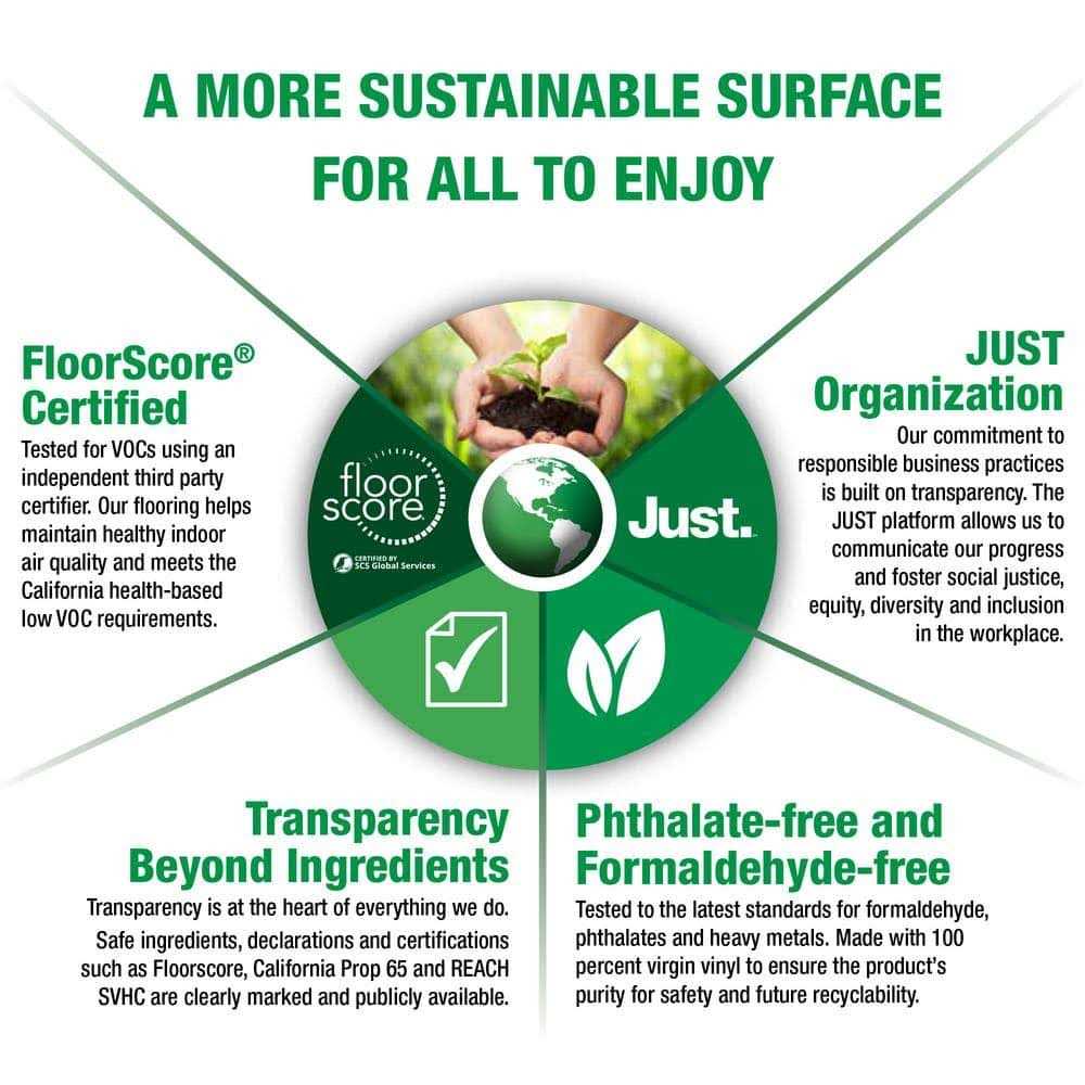 Lifeproof Alexandria Oak 8.7 in. W x 47.6 in. L Luxury Vinyl Plank Flooring - Image 4