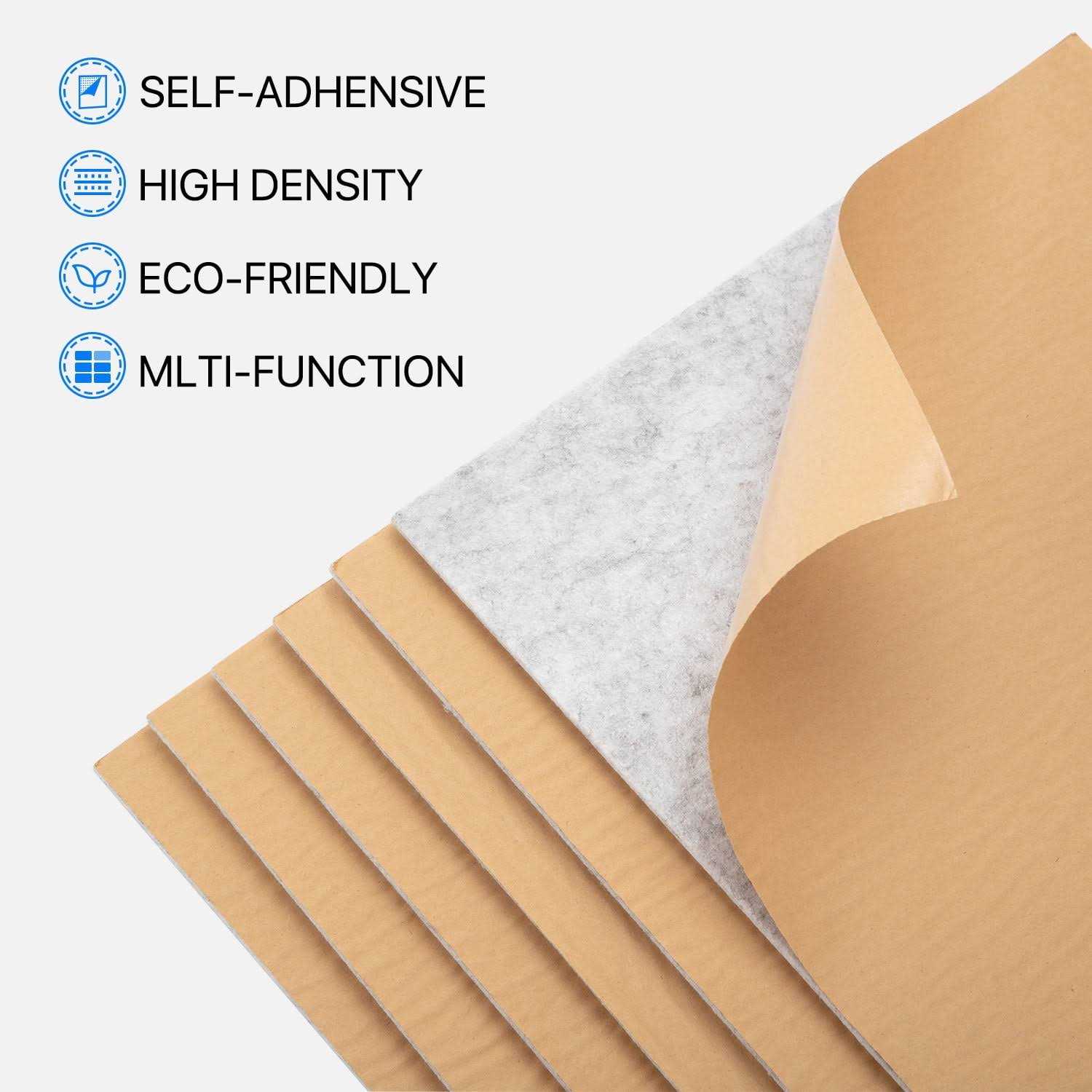 Soundproof Wall Panels Kuchoow Acoustic Panels Self-Adhesive 12 Pack Acoustic Wall Panels High Density - Image 4