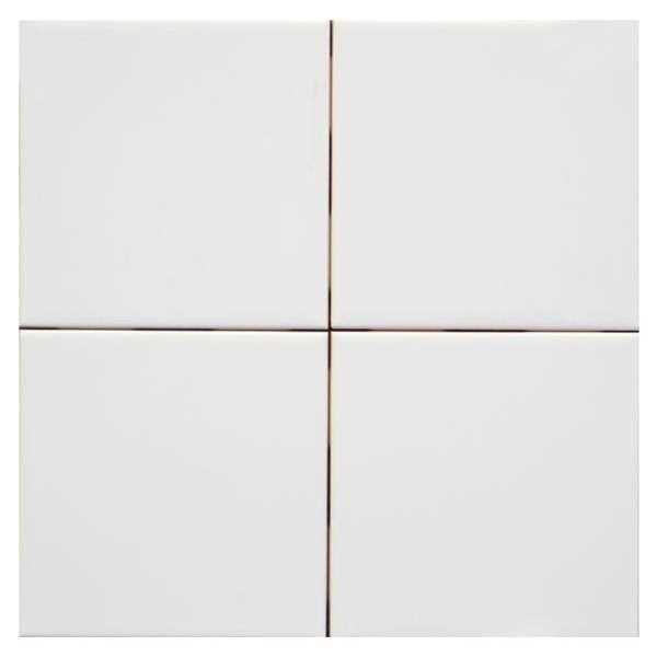 Festival Bright White Ice Ceramic Wall Tile - Image 4