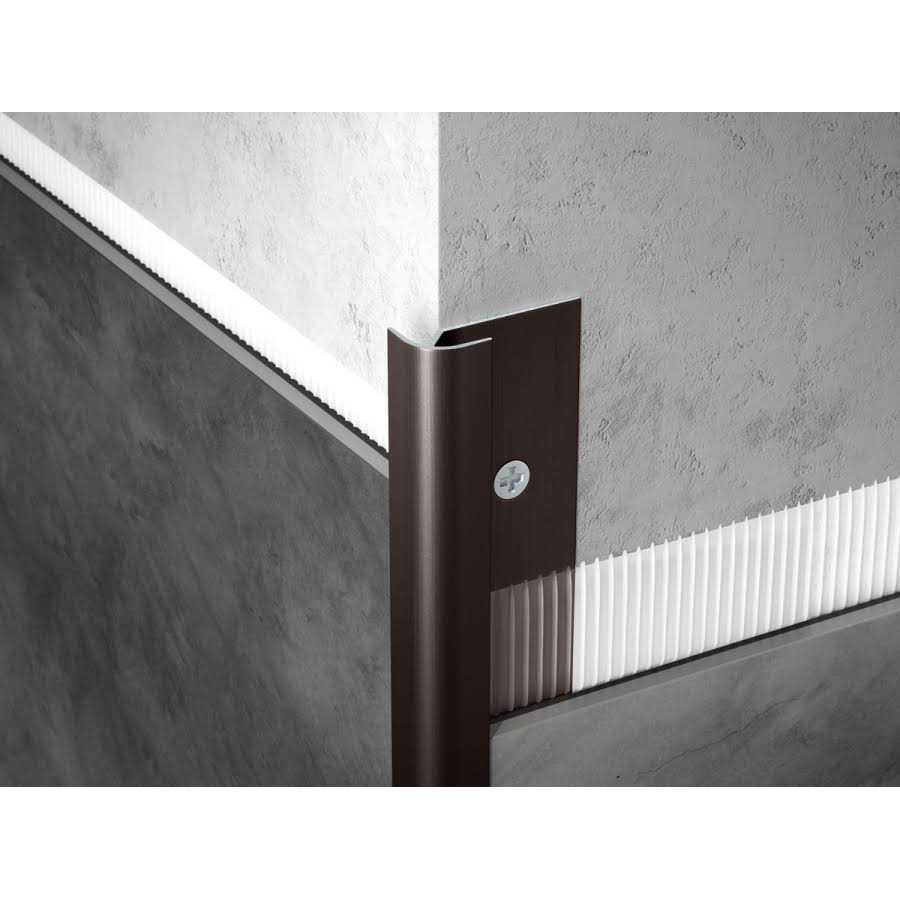 Schluter Vinpro-RO Bullnose 13/64in. Aluminum Brushed - Image 3