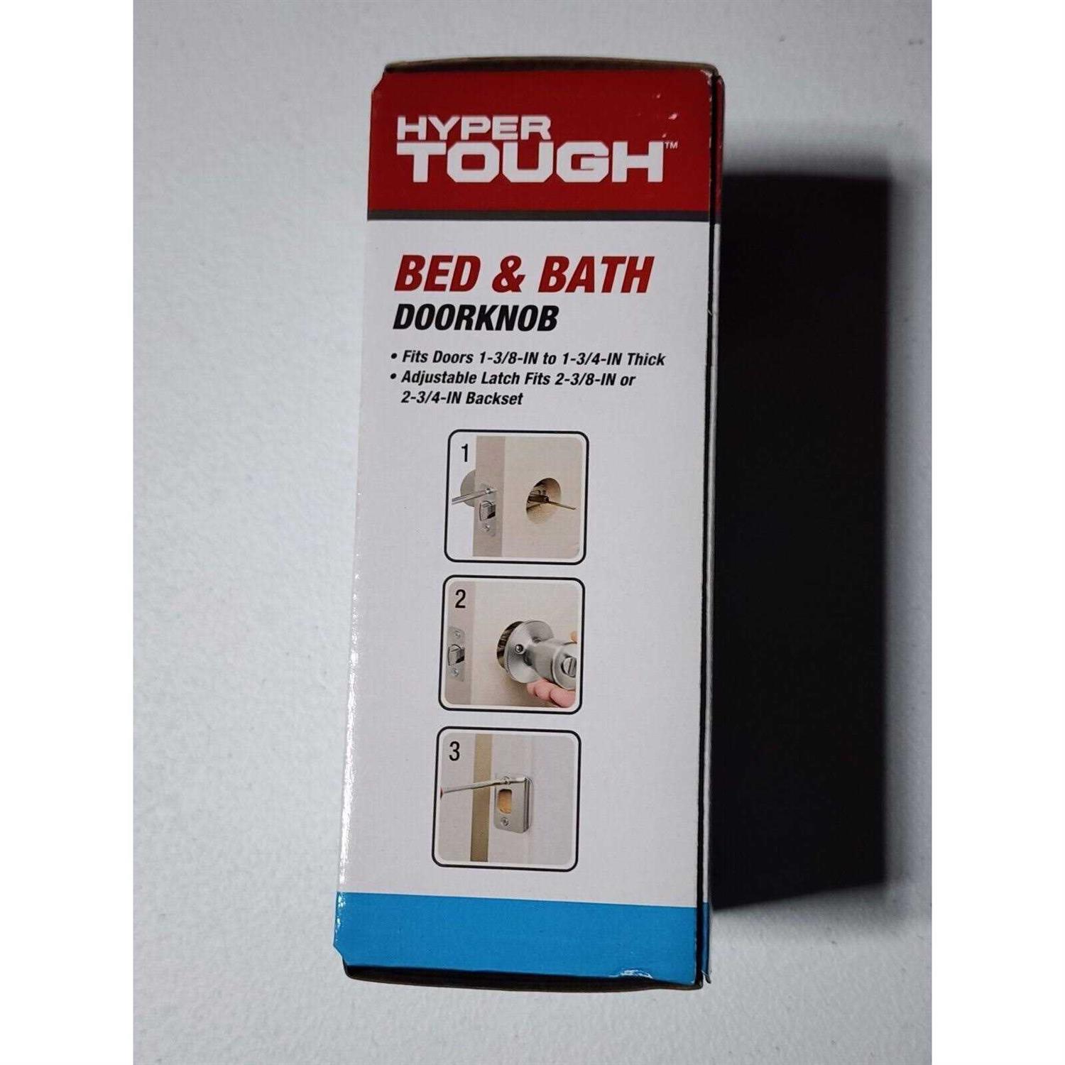 Hyper Tough Interior Privacy Doorknob Tulip Style - Image 5