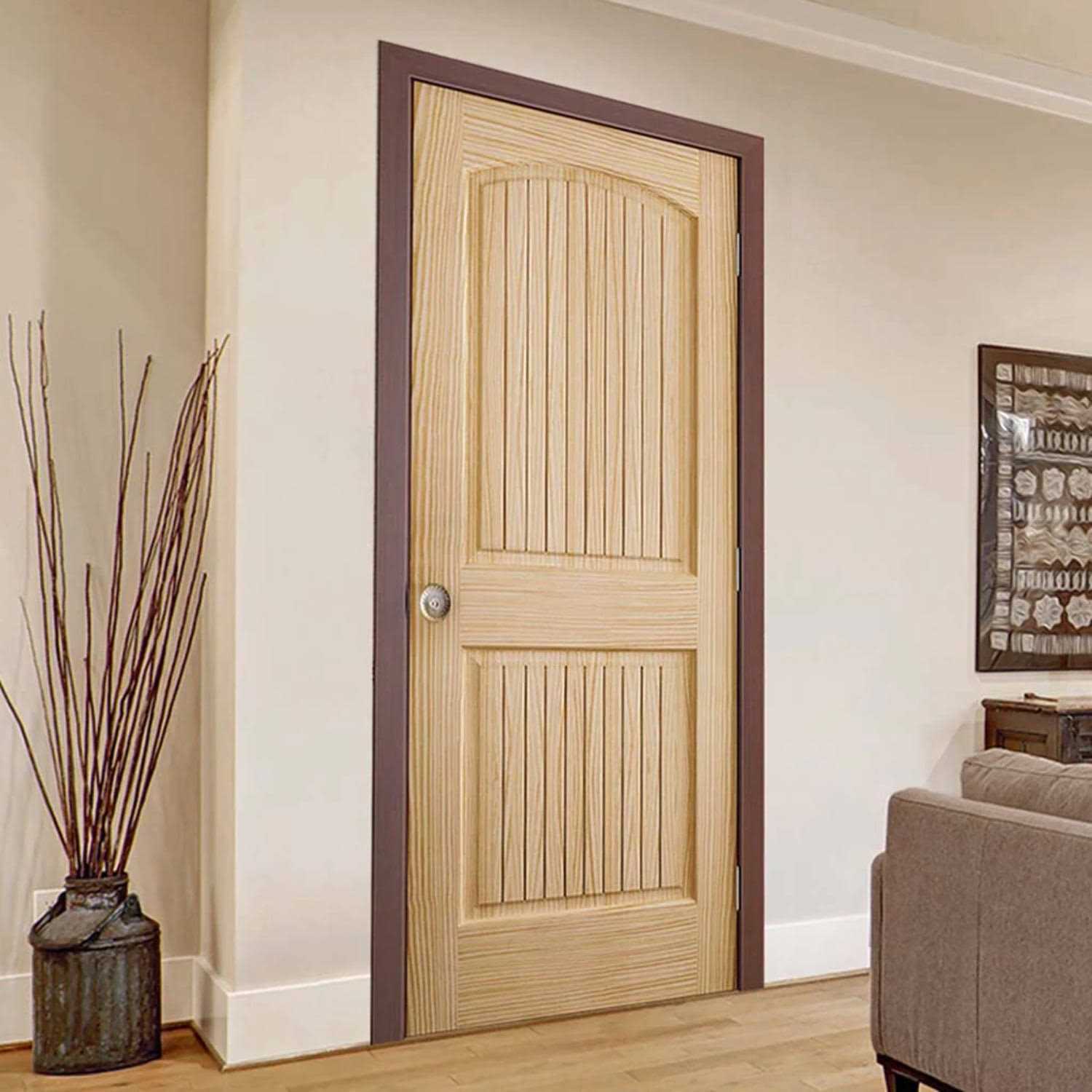 Kimberly Bay Paneled Solid Wood Unfinished Colonial Standard Door - Image 5