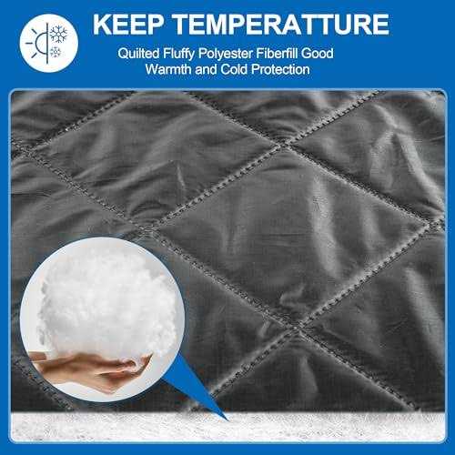 LIAMST Garage Door Screen for Winter,Garage Door Insulation Kit,magnetic Thermal Insulated Door Curtain for Garage Door - Image 3