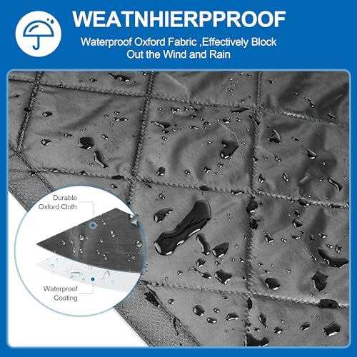 LIAMST Garage Door Screen for Winter,Garage Door Insulation Kit,magnetic Thermal Insulated Door Curtain for Garage Door - Image 4