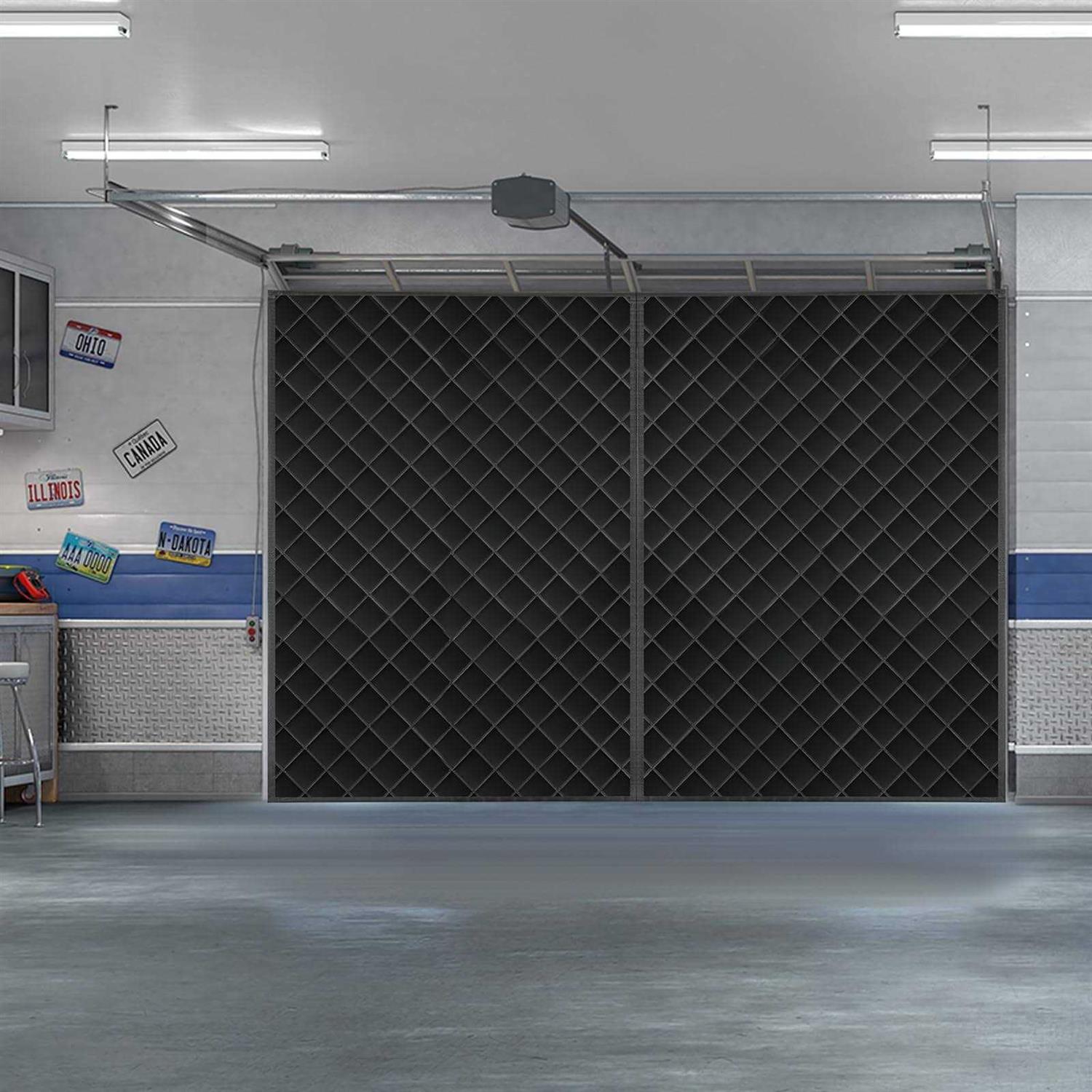 LIAMST Garage Door Screen for Winter,Garage Door Insulation Kit,magnetic Thermal Insulated Door Curtain for Garage Door - Image 5