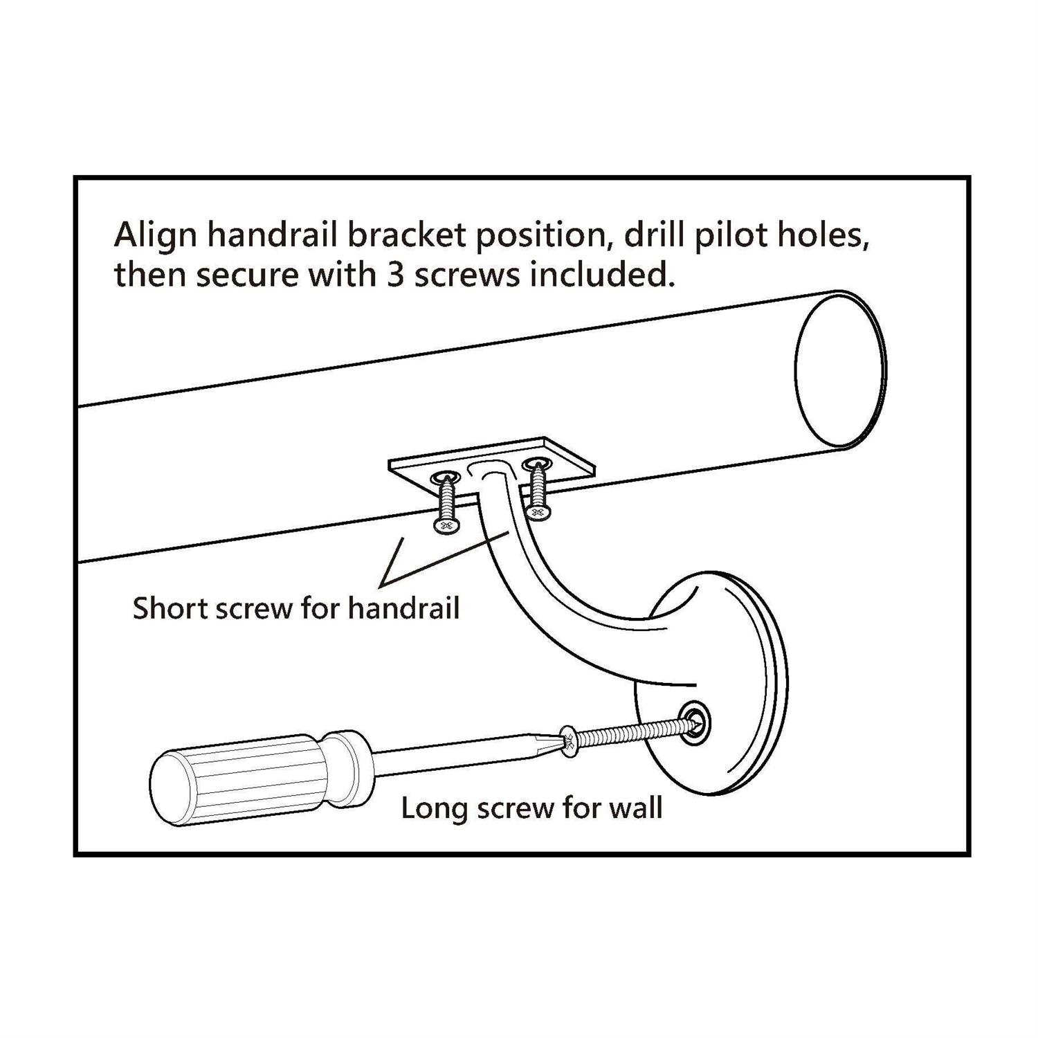 Gatehouse Oil Rubbed Bronze Steel Line Bracket 27284ORXLG - Image 3