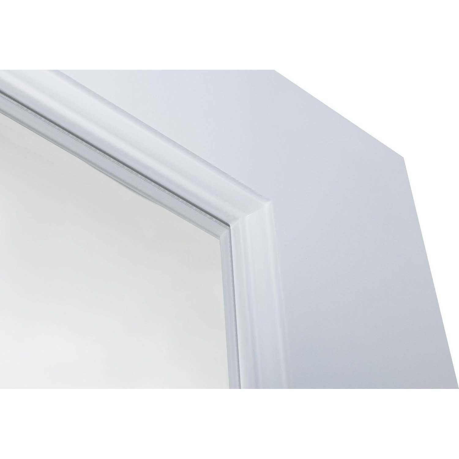 EightDoors 80 x 24 10-Lite French Clear Glass White Prefinished Solid Wood Core Door - Image 5