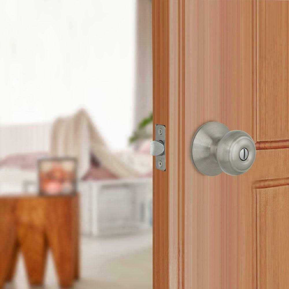 Defiant Hartford Satin Nickel Bed/Bath Door Knob Contractor Pack - Image 5
