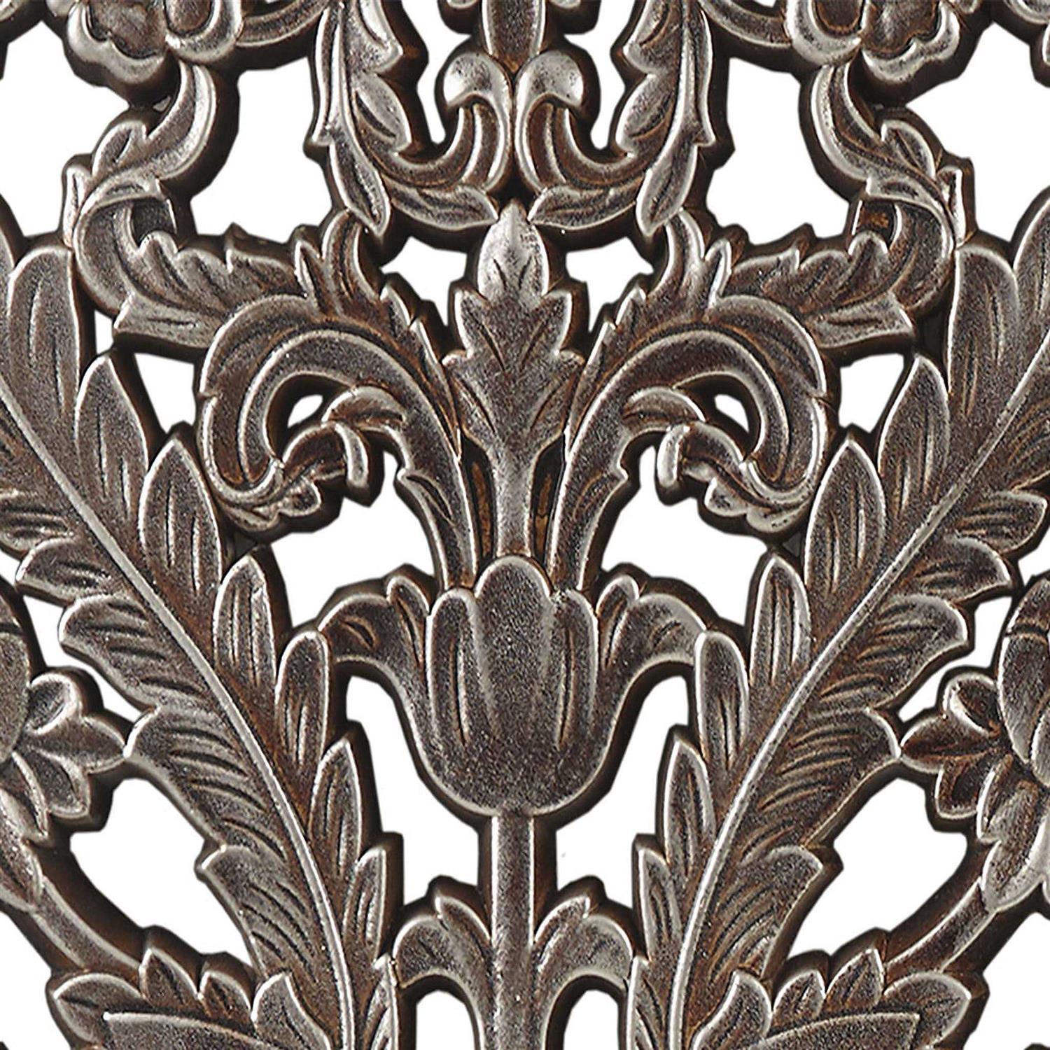 Madison Park Botanical Panel Carved Wall Decor 2 Piece Set - Image 4