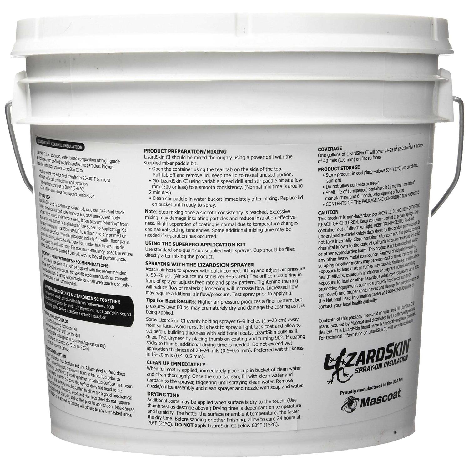 Lizard Skin 1303-1 Black Ceramic Insulation 1 Gal - Image 4