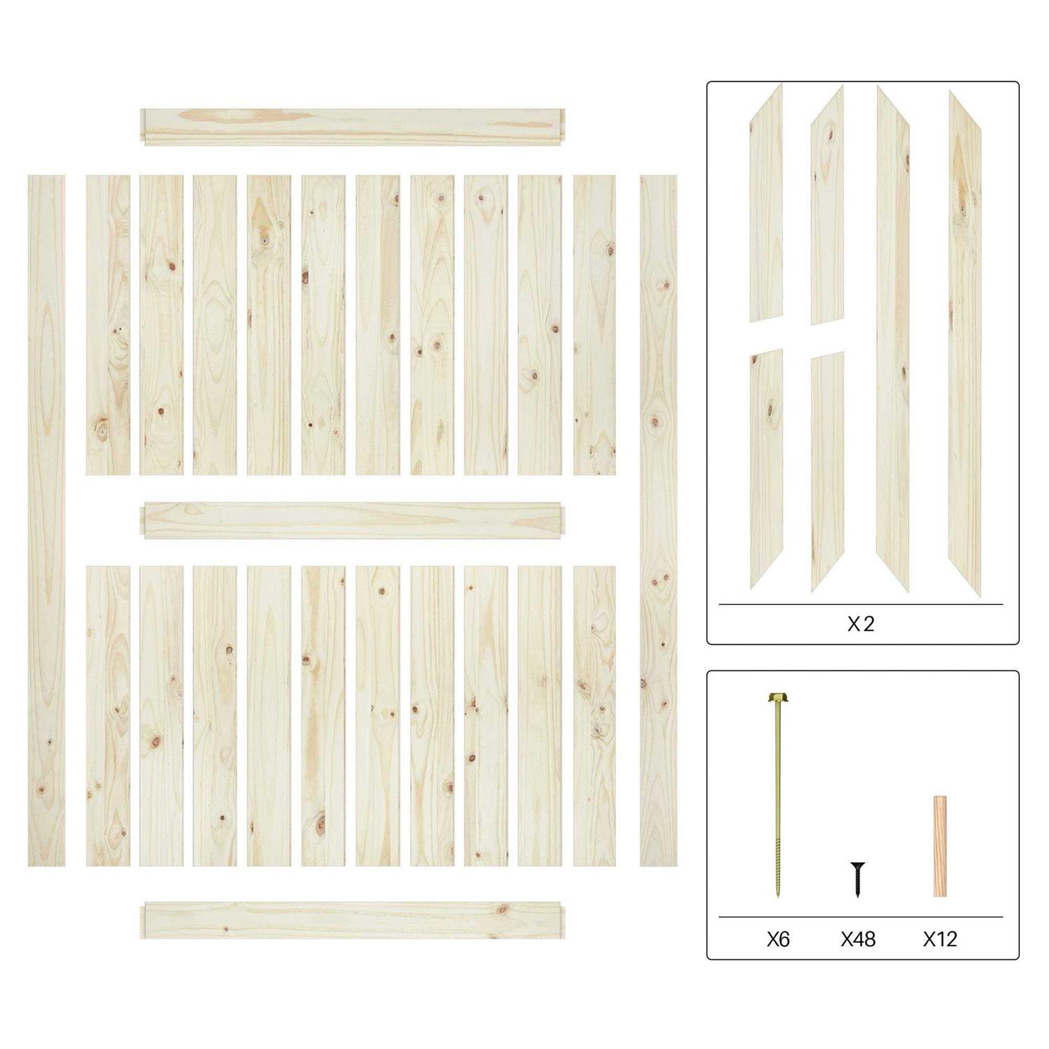Belleze Sliding Barn Door - Image 4