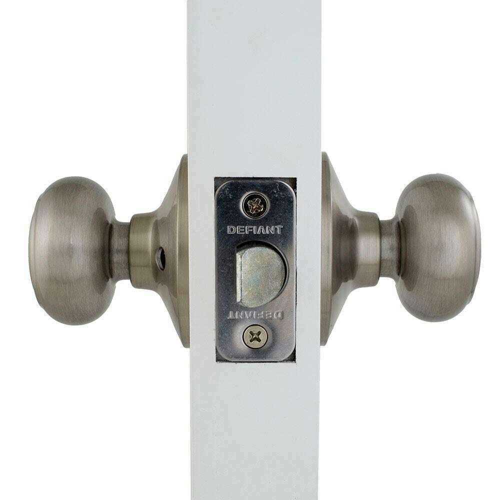 Defiant Hartford Satin Nickel Hall/ Closet Door Knob Contractor Pack - Image 5