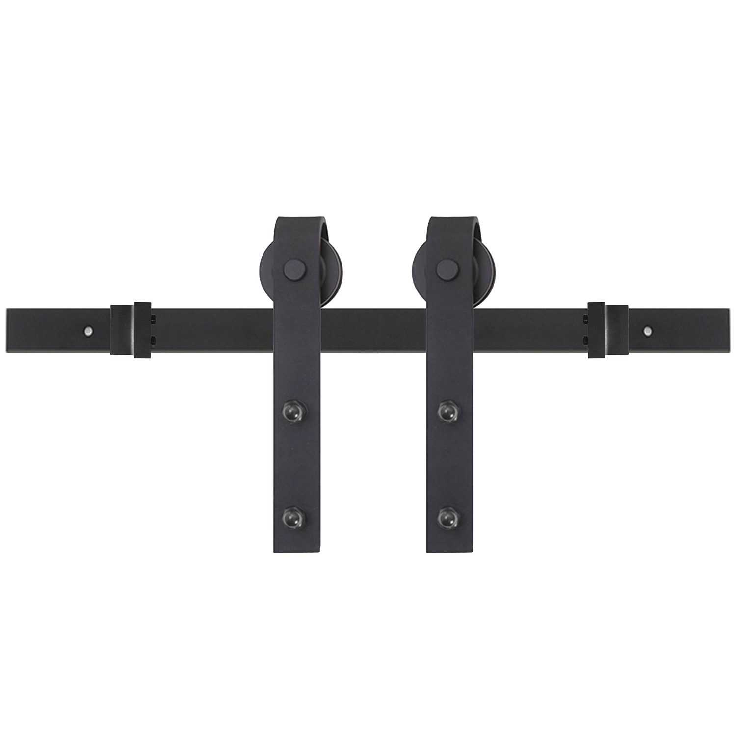 Miseno Mbdh0005x96 96 inch Bent Strap Barn Door Hardware Kit - Image 4
