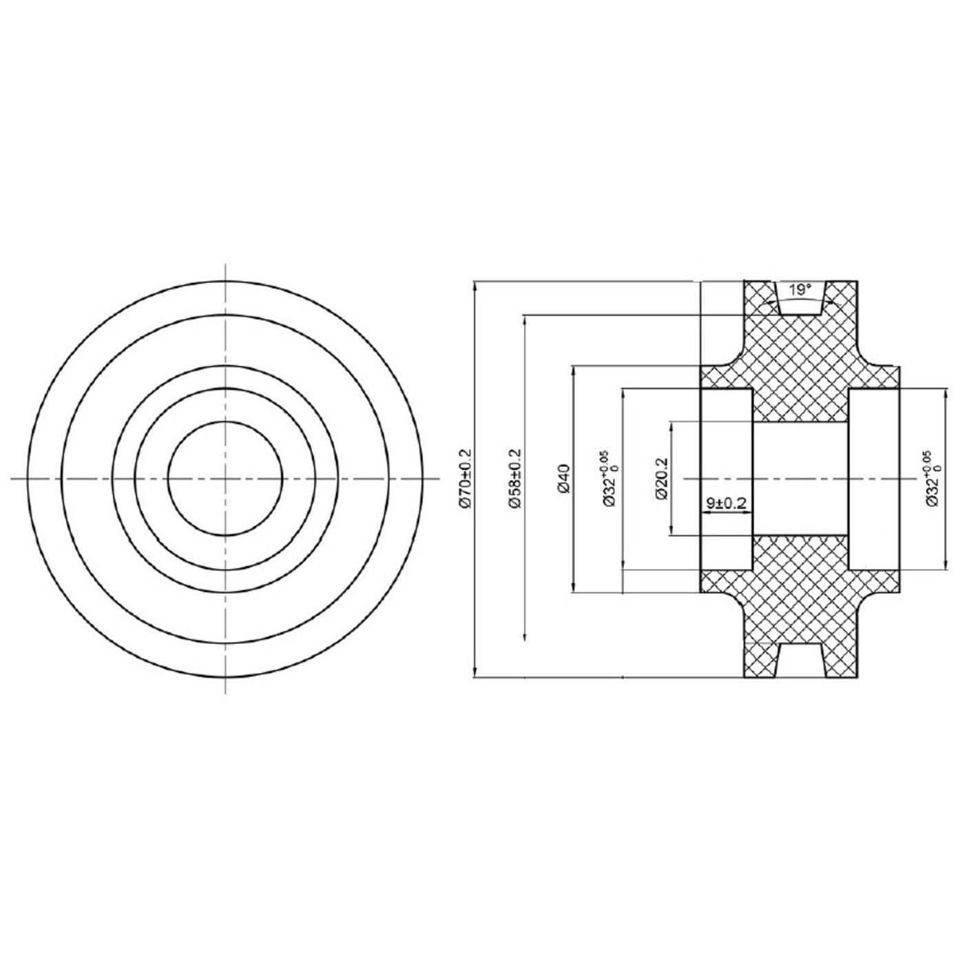 Miseno Bent Strap Barn Door Hardware Kit - Image 5