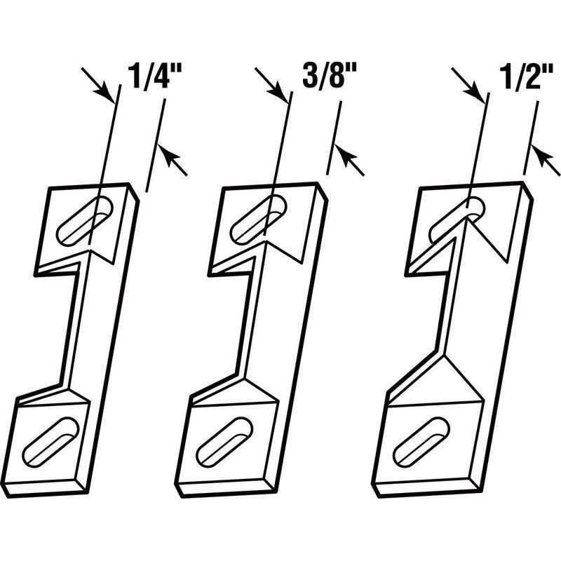 Prime-Line Door Strike Silver Zinc Die-cast - Image 5