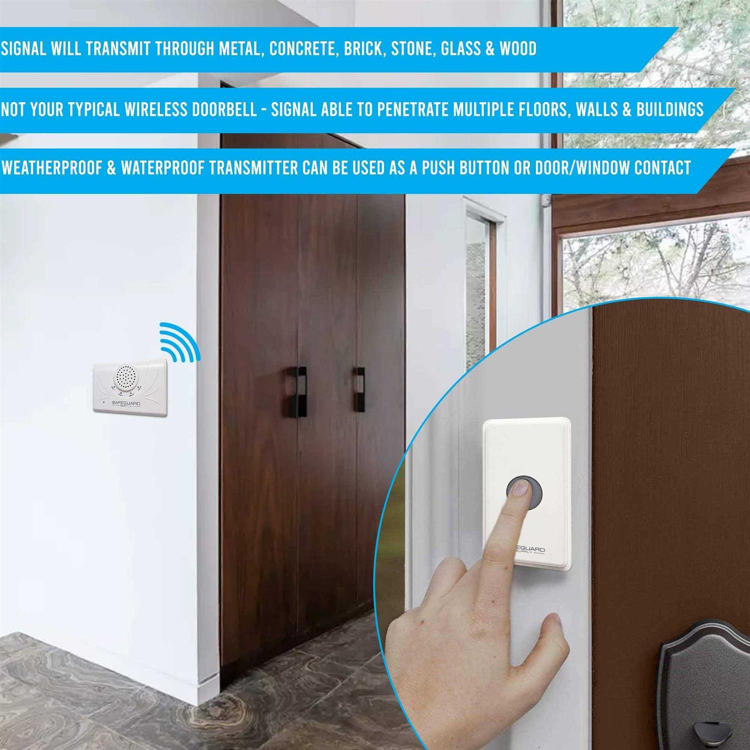 ERA-UTDCR Warehouse Business Wireless Doorbell Kit Long Range - Image 5