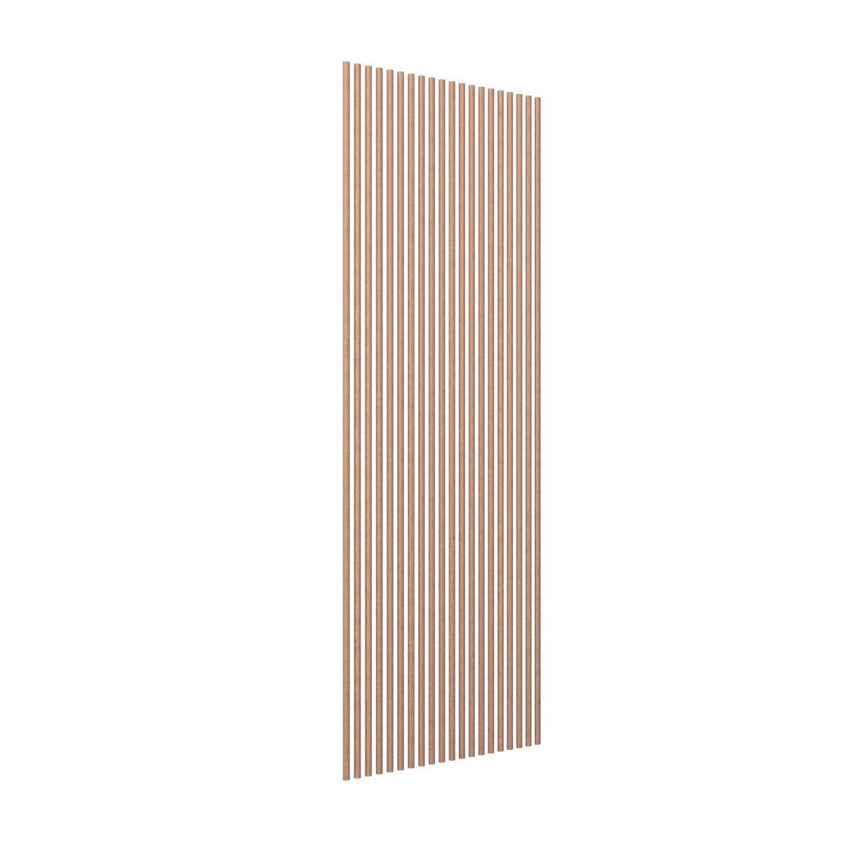 Ekena Millwork Heritage Premier Half Round Stain Grade Solid Hardwood Adjustable Slat Wall Kit w/ 1W x 94 1/2H Slats - Image 5
