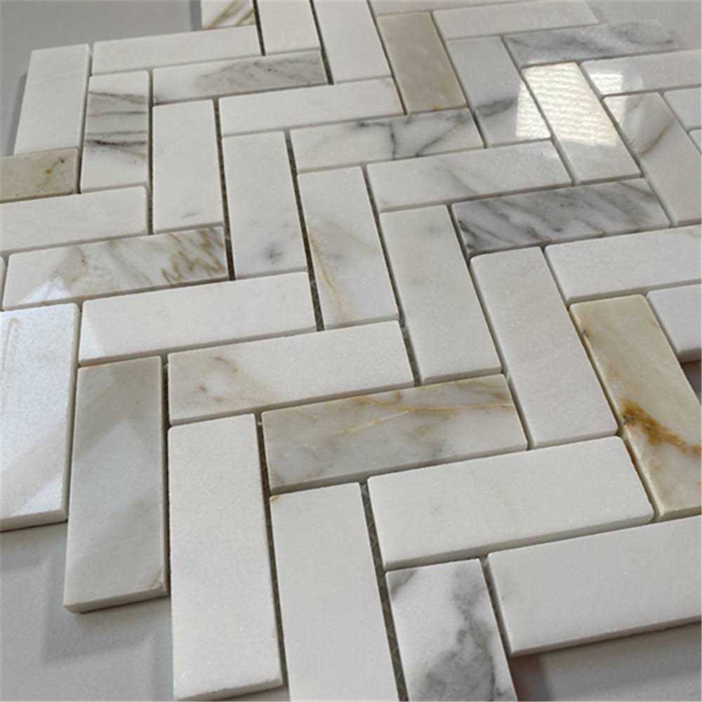 Calacatta 13 x 12 Marble Mosaic Tile Marble Online - Image 4