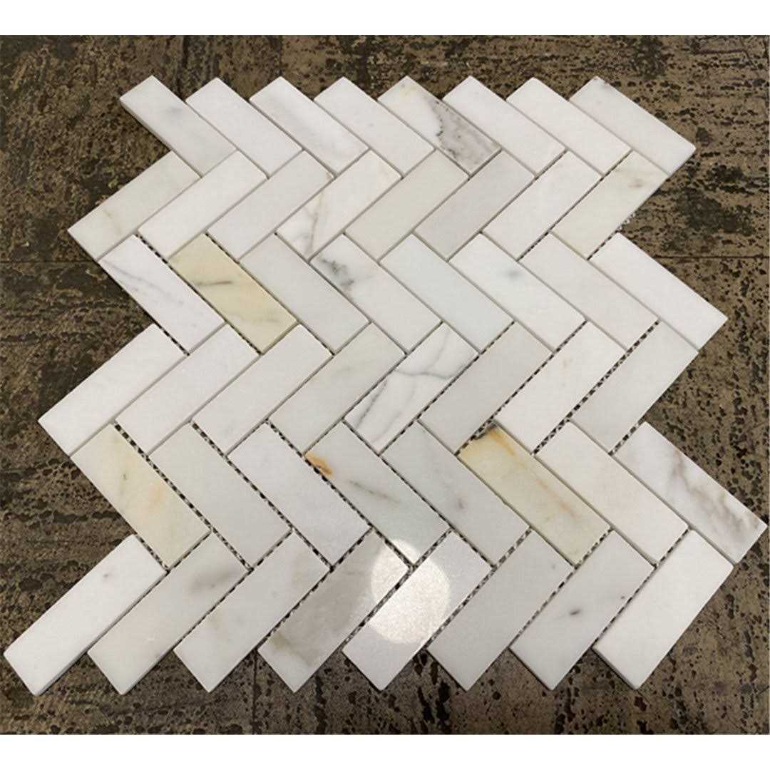 Calacatta 13 x 12 Marble Mosaic Tile Marble Online - Image 5