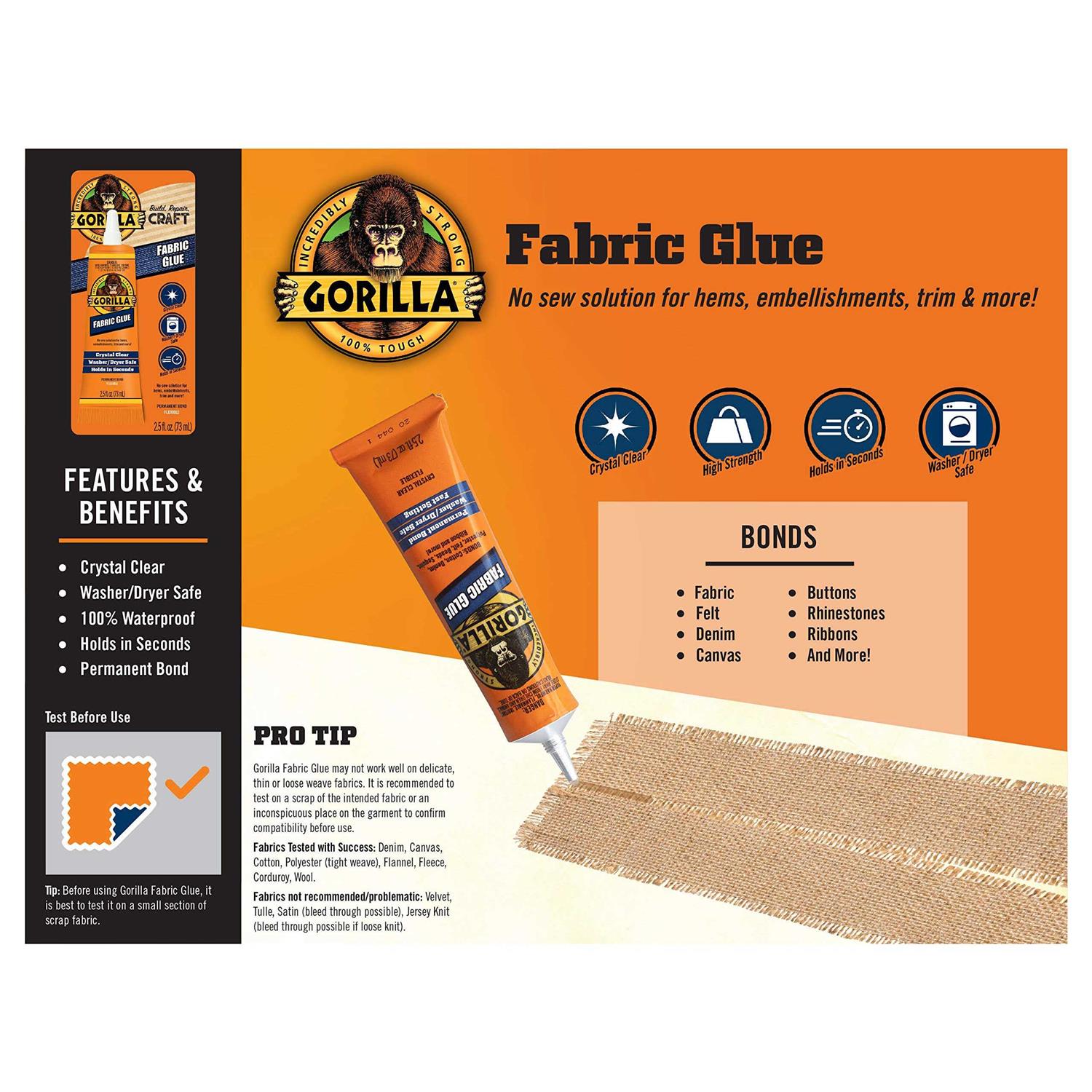 Gorilla Fabric Glue - Image 4