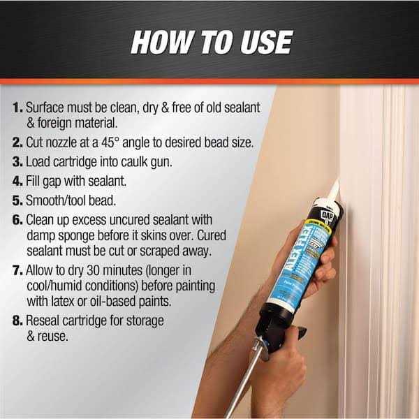 Dap Alex Flex Molding Trim Sealant - Image 4