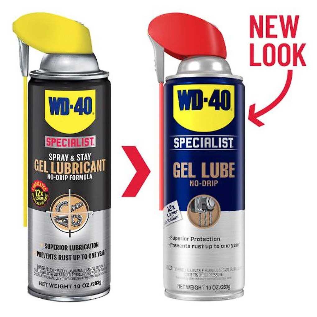 New WD-40 300103 Specialist Spray & Stay Gel Lubricant - Image 4