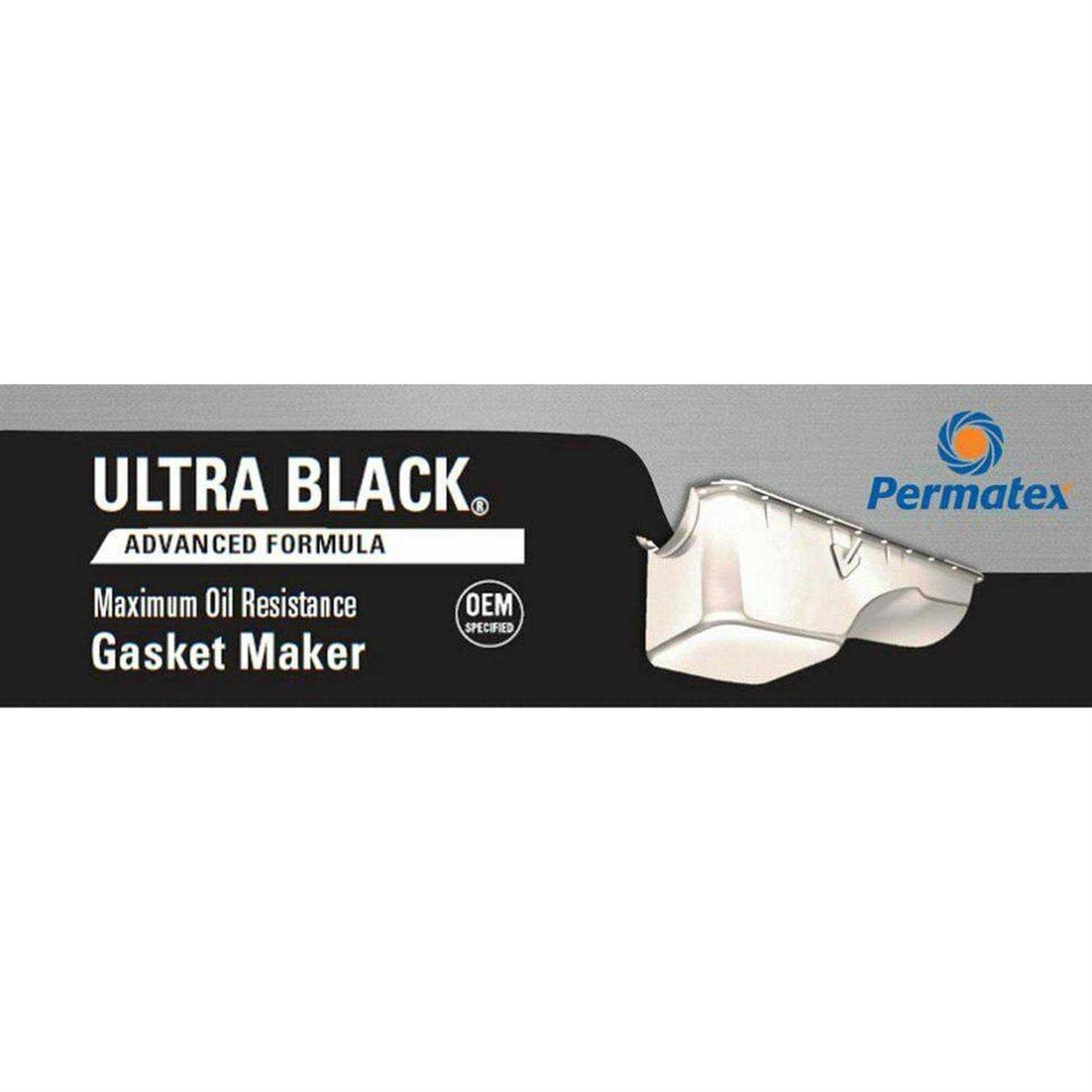 Permatex Ultra Black RTV Silicone Gasket Maker 3 oz - Image 3