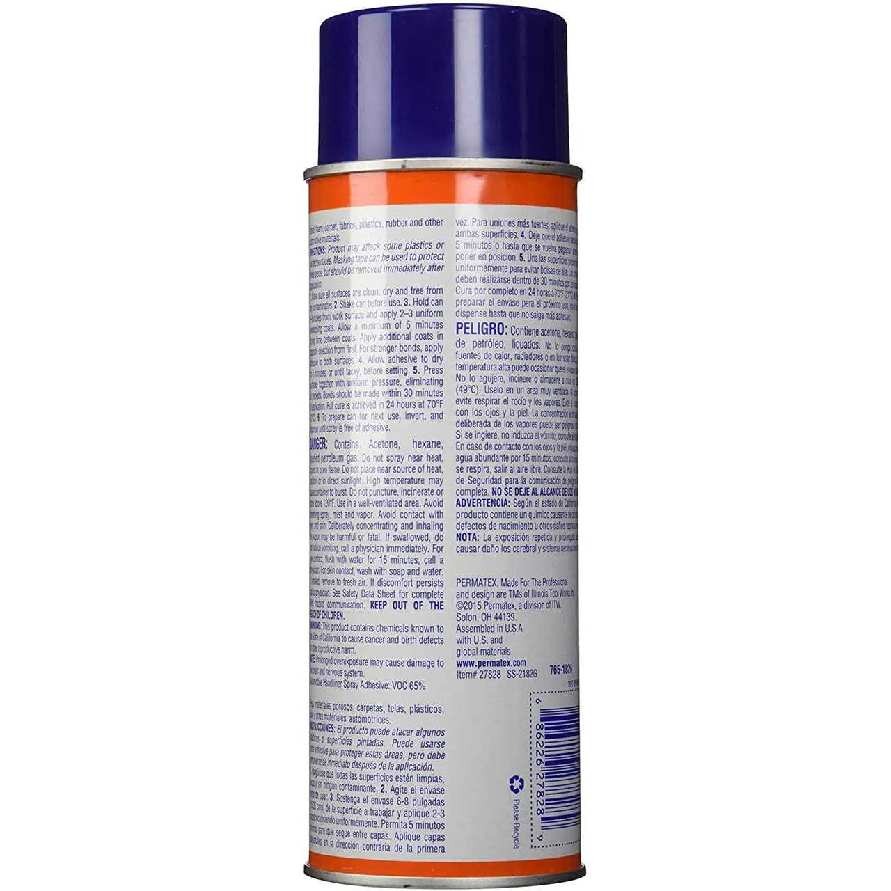 Permatex 27828 Headliner and Carpet Adhesive - Image 4