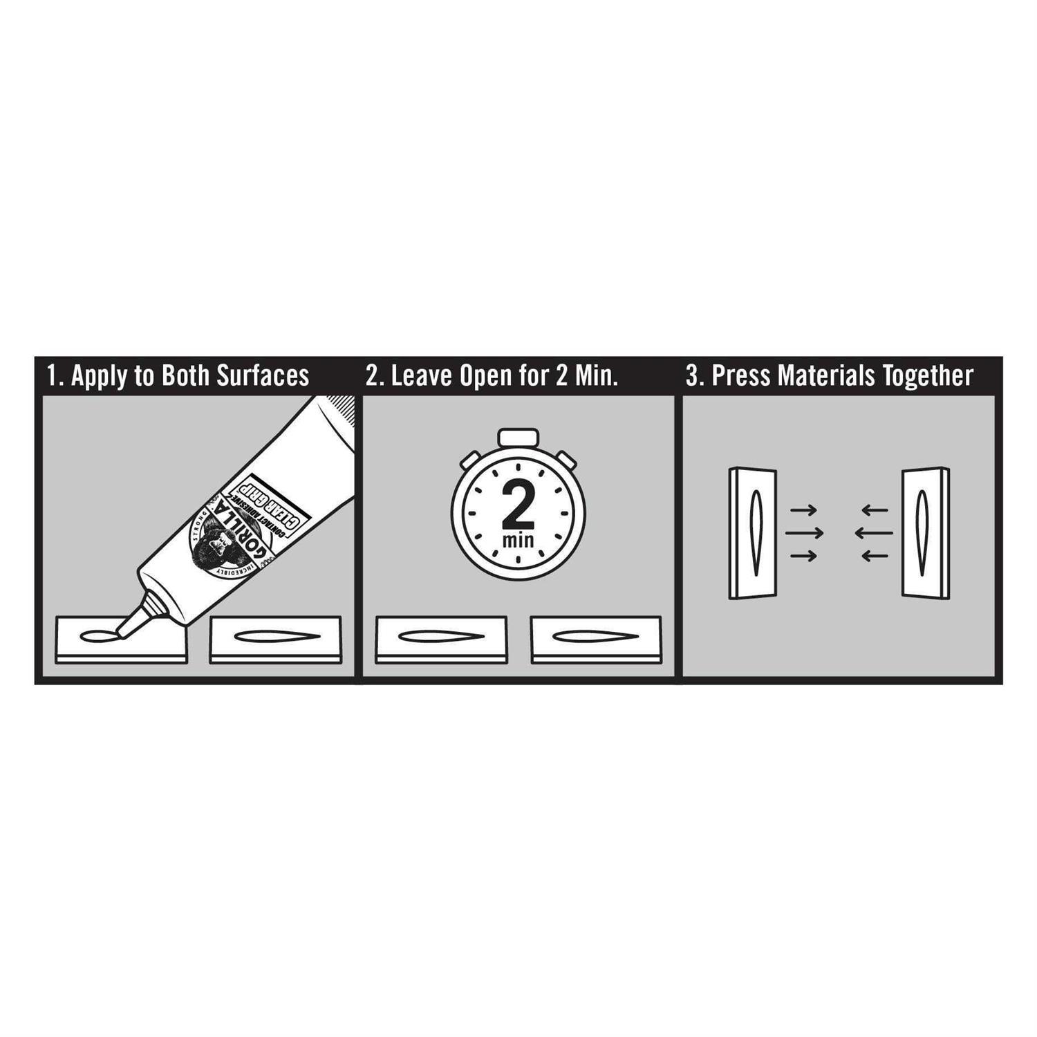 Gorilla Clear Grip Contact Adhesive - Image 5