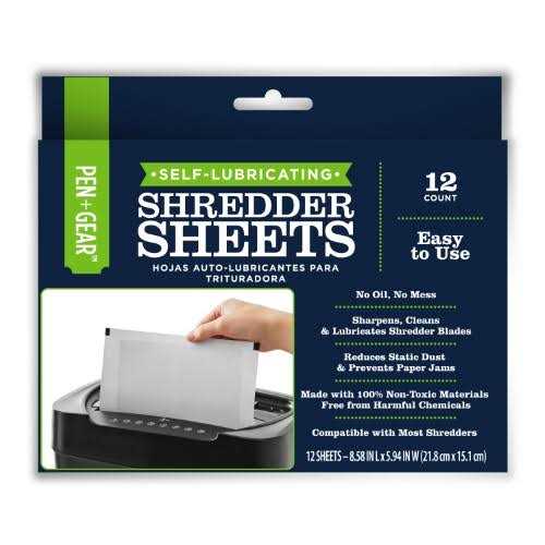 Pen + Gear Self-Lubricating Shredder Sheets - Image 4