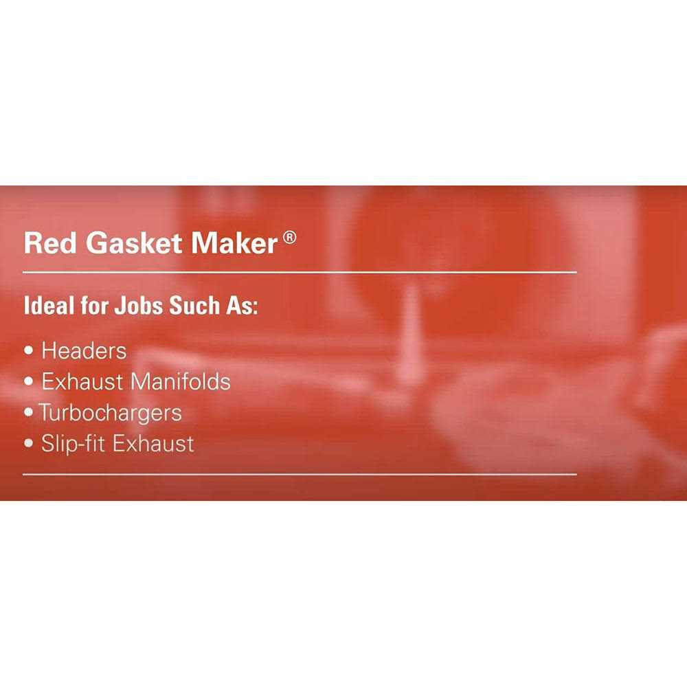 Permatex 27038 Optimum Red Gasket Maker - Image 5