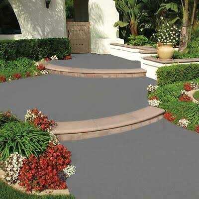 tabindeal 1gal Gray Granite Grip Decorative Interior/Exterior Concrete Floor Coating Paint - Image 5