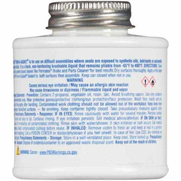 Permatex 22074 Ultra Grey Rigid High-Torque RTV Silicone Gasket Maker - Image 5