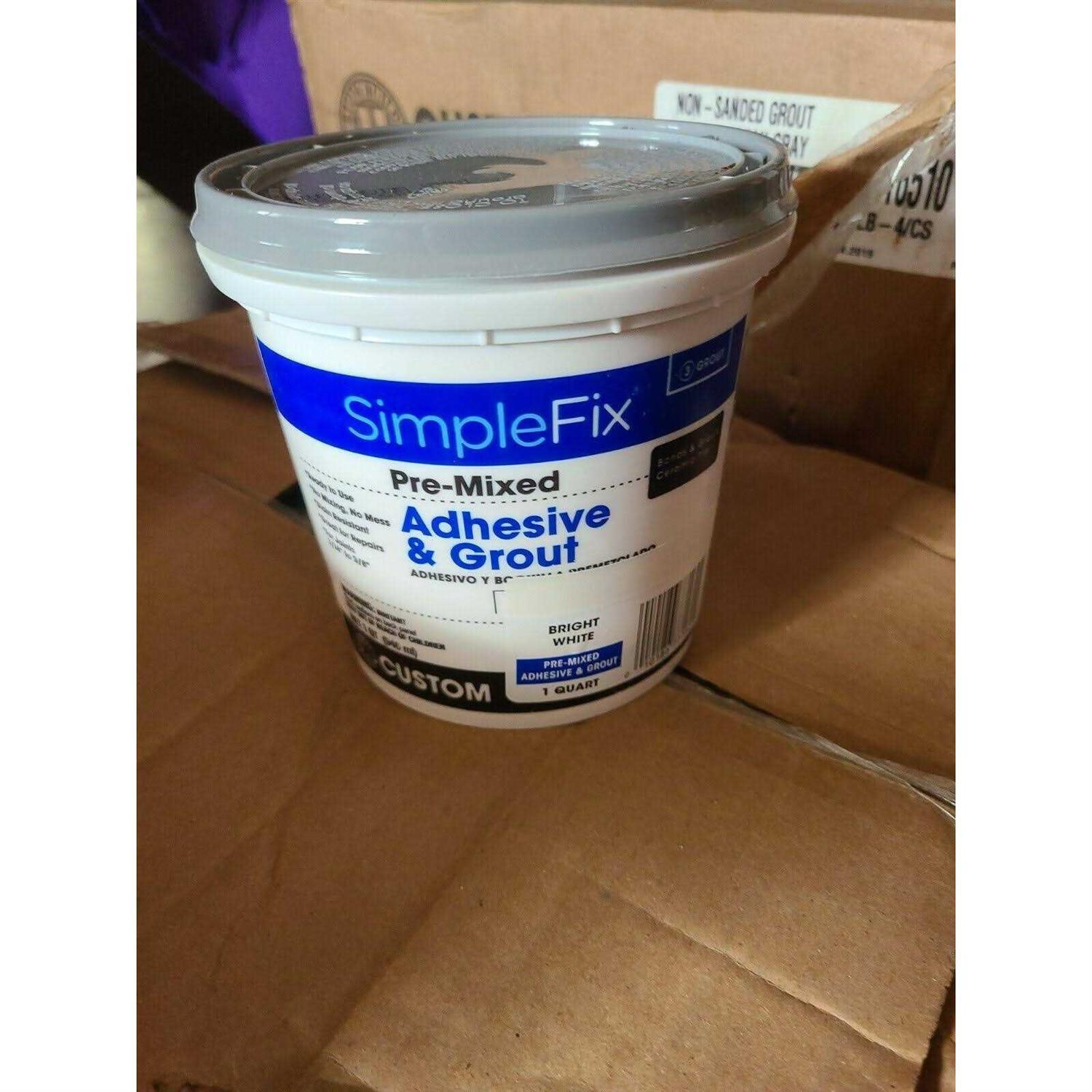 Custom Building Products SimpleFix Adhesive & Grout Quart - Image 3