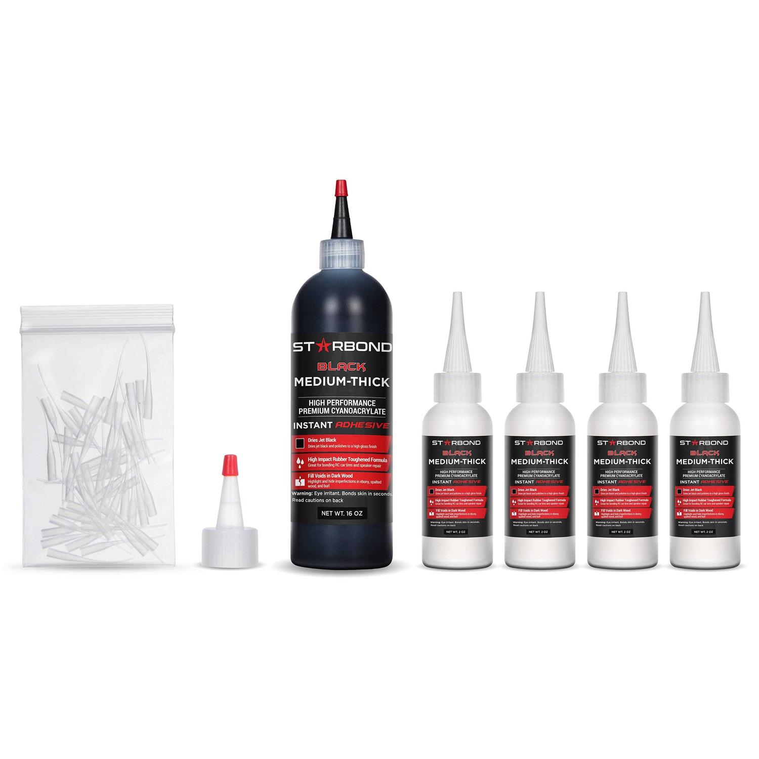 Starbond Black Medium-Thick CA Glue KBL-500 - Image 3