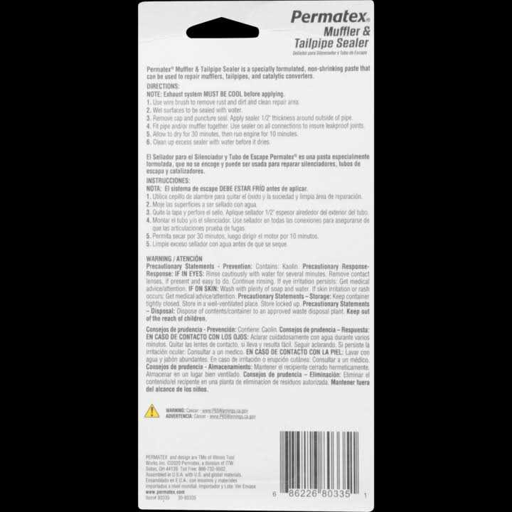 Permatex Muffler Tailpipe Sealer - Image 5